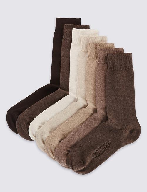 Kahverengi 7'li Çorap (Cool & Freshfeet™ Teknolojisi ile)
