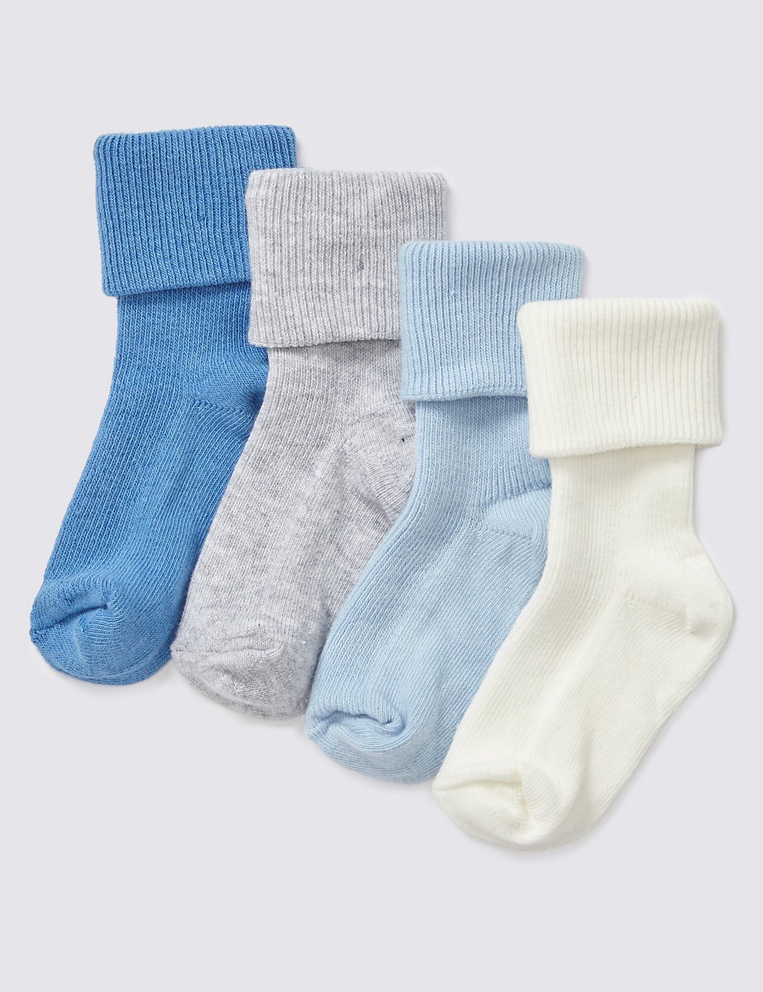 4'lü Pamuklu StaySoft™ Bebek Çorap Seti (0 - 24 Ay)