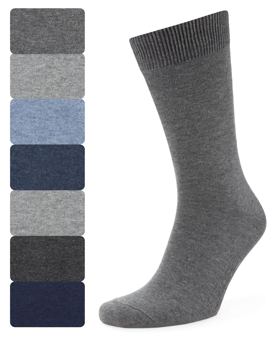 7'li Pamuklu Çorap Seti (Freshfeet™ Teknolojisi ile)