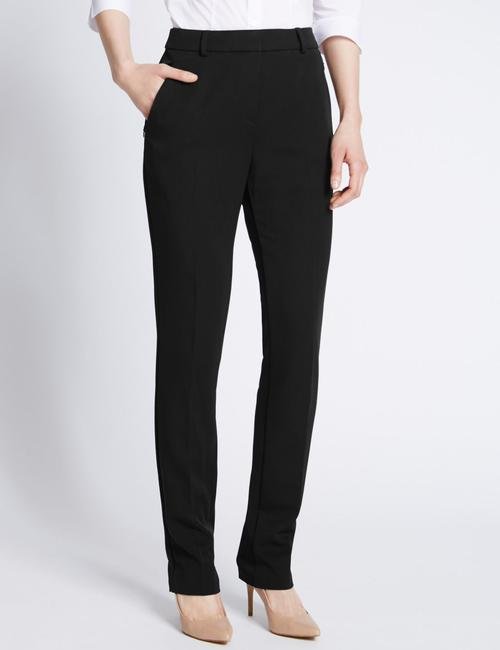 Siyah Modern Slim Pantolon
