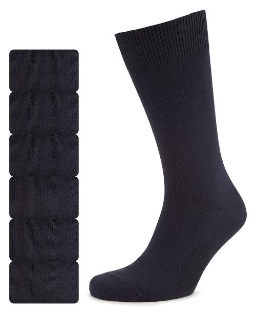 Lacivert 7'li Pamuklu Çorap Seti (Freshfeet™ Teknolojisi ile)