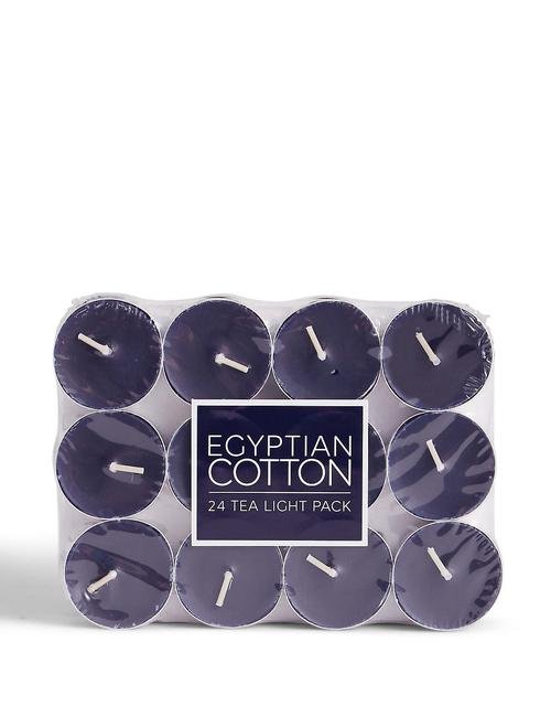 Lacivert 24'lü Egyptian Cotton Kokulu Tea Light