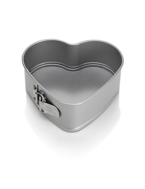 Metalik 10.5cm Mini Kalp Şekilli Kek Kalıbı
