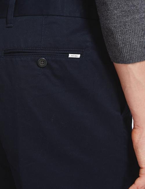 Lacivert Regular Fit Chino Pantolon (Stormwear™ Teknolojisi ile)