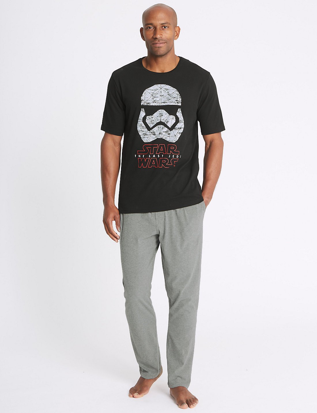 Star Wars™ Desenli Pamuklu Pijama Takımı