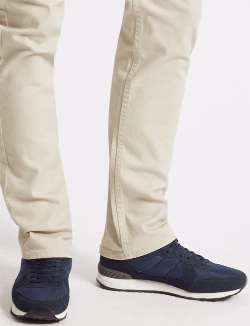 Renksiz Regular Fit Streç Jean Pantolon (StayNew™ Teknolojisi ile)