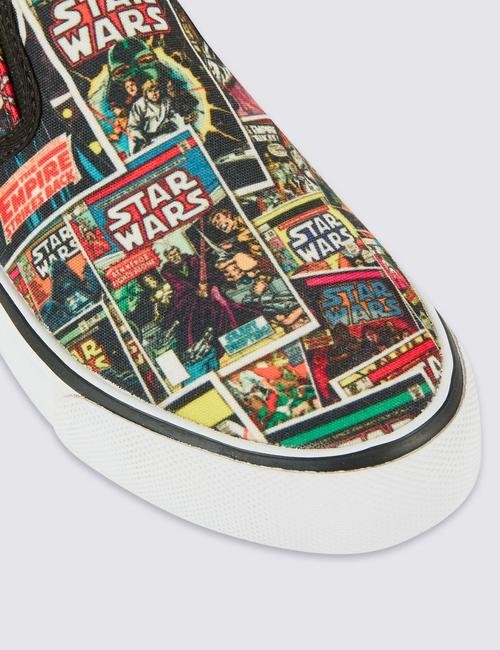 Multi Renk Star Wars™ Desenli Bağcıksız Spor Ayakkabı
