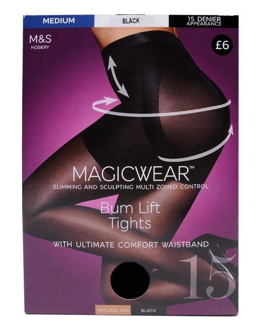 Siyah 15 Denye Magicwear™ Külotlu Çorap
