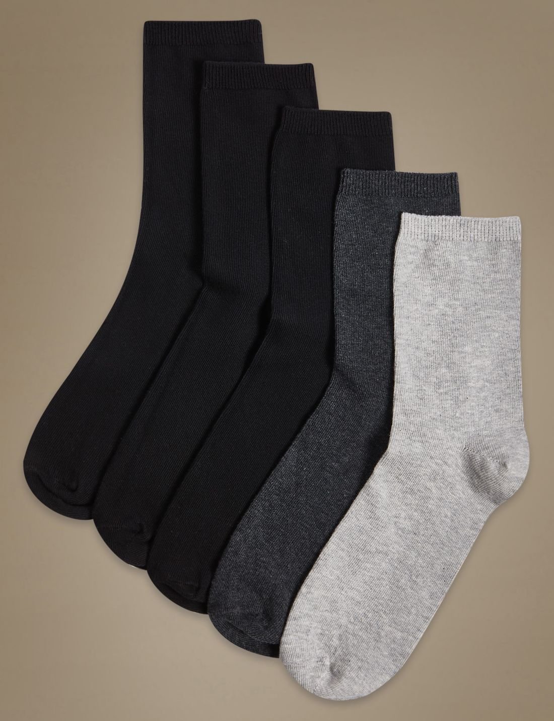 5'li Pamuklu Çorap Seti