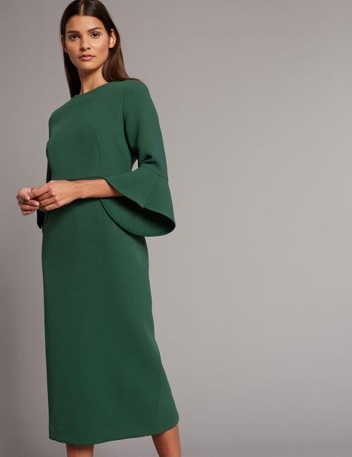 Yeşil Uzun Kollu Elbise