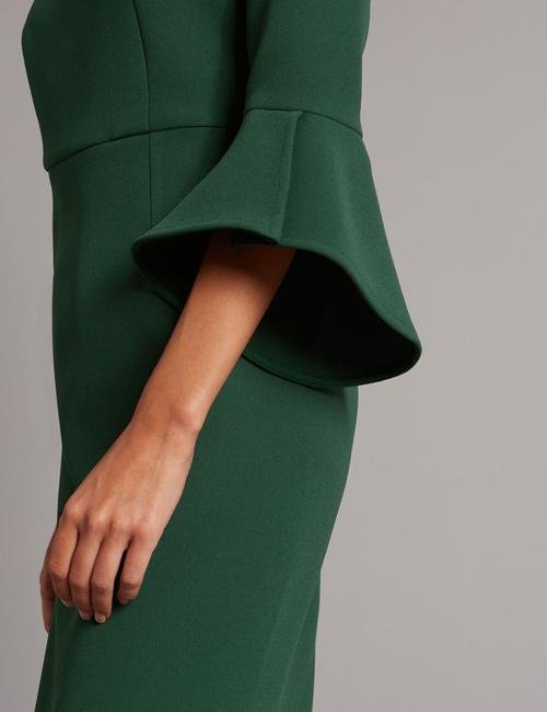 Yeşil Uzun Kollu Elbise