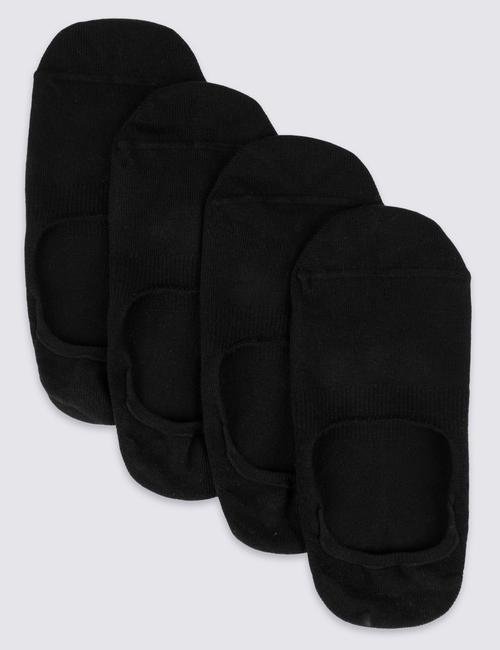 Siyah 4'lü Cool & Fresh™ Spor Çorabı Seti