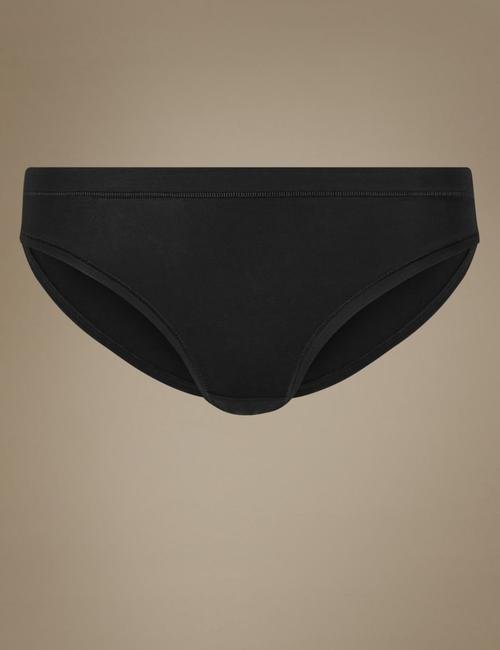 Siyah Modal Karışımlı Flexifit™ Bikini Külot