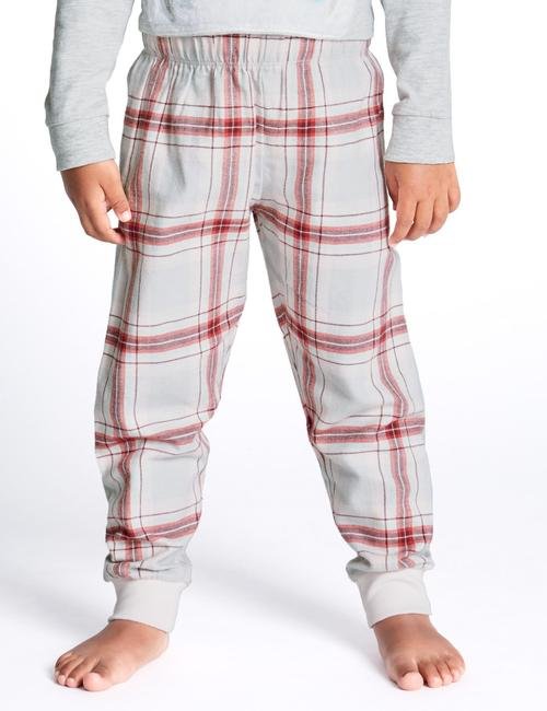 Pembe Pamuklu Pijama Takımı