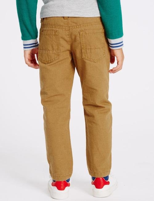 Yeşil Saf Pamuklu Pantolon (3 Ay - 5 Yaş)