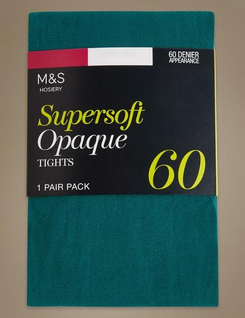 Yeşil 60 Denye Yumuşak Opak Külotlu Çorap