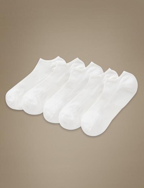 Beyaz 5'li Çorap Seti (Silver Teknolojisi ile)