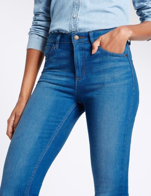 Mavi Orta Belli Super Skinny Jean Pantolon
