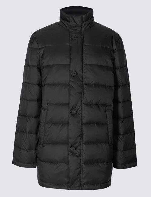Siyah Hafif Dolgulu Ceket (Stormwear™ Teknolojisi ile)