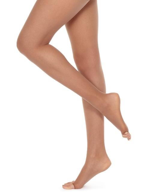 Kahverengi 7 Denye Cool Comfort™ Açık Parmak Uçlu Külotlu Çorap