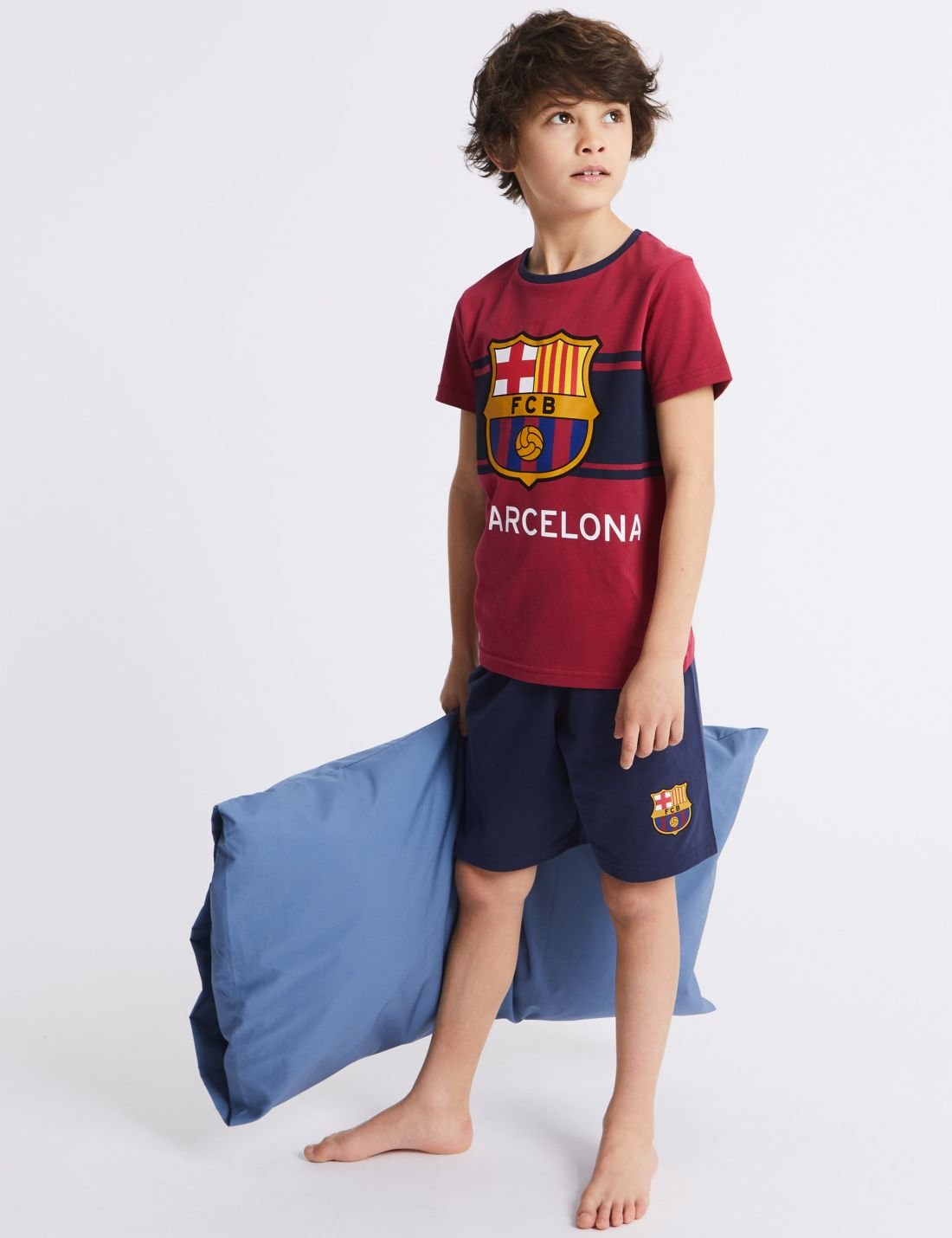 FC Barcelona Şort Pijama Takımı