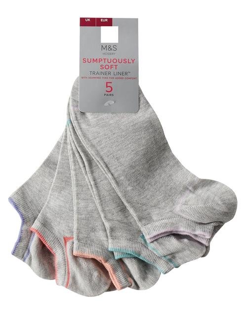 Gri 5'li Sumptuously Soft™ Çorap Seti