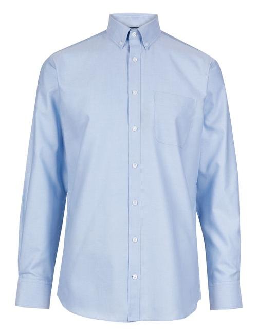 Mavi Saf Pamuklu Tailored Oxford Gömlek