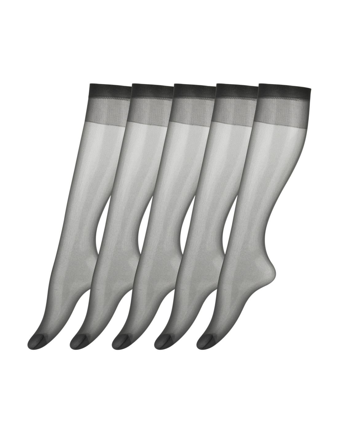 5'li 15 Denye Mat Diz Altı Çorap