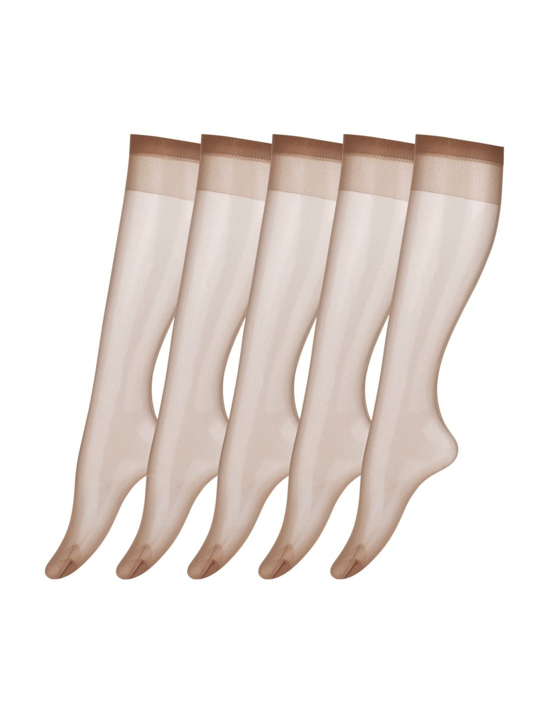 5'li 15 Denye Mat Diz Altı Çorap