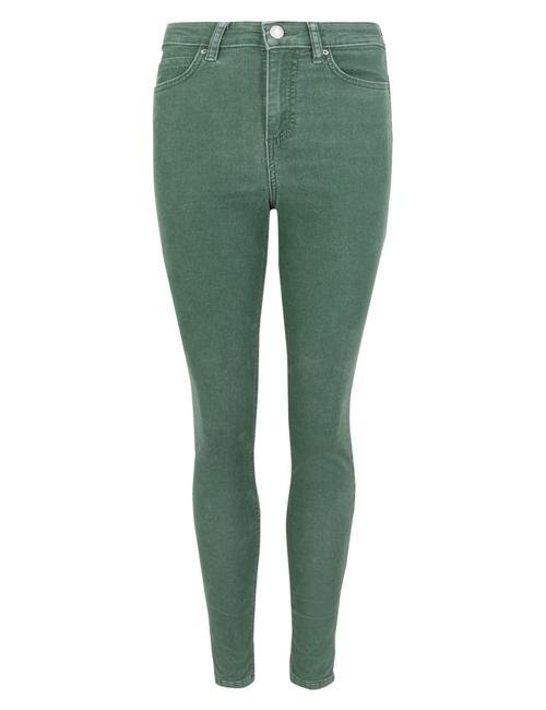 Yeşil Kadife Skinny Pantolon