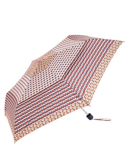 Mor Geometrik Desenli Şemsiye
