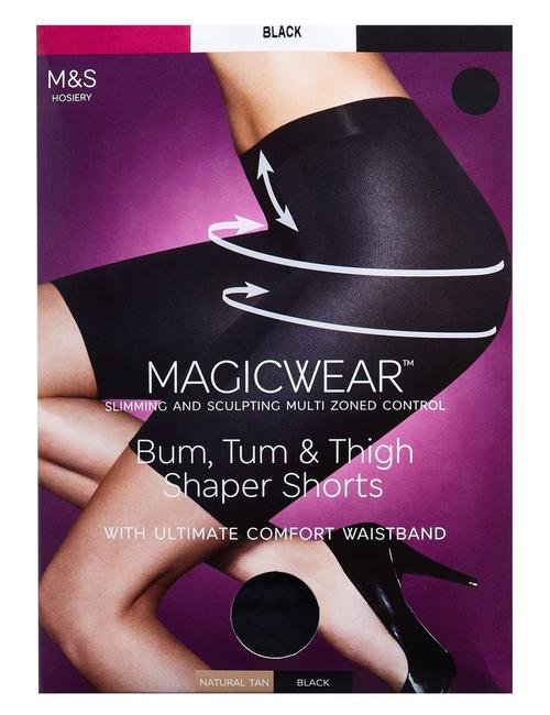 Siyah Magicwear™ Şekillendirici Özellikli Şort