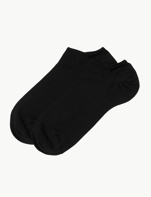Siyah 2'li Dikişsiz Çorap Seti