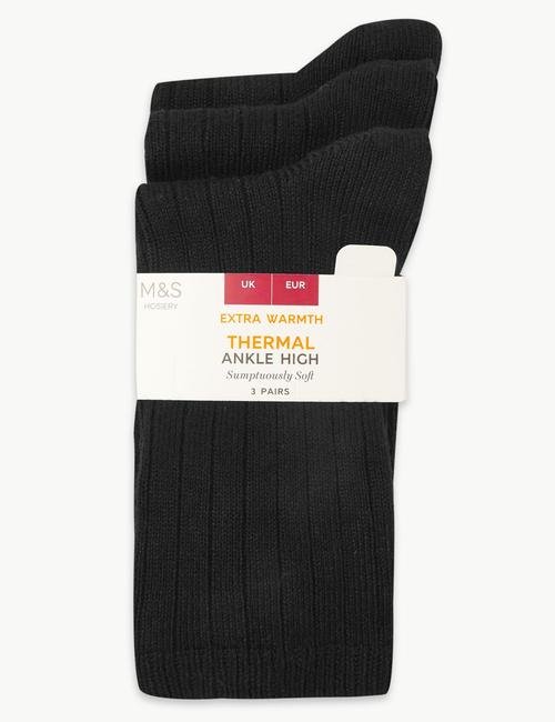 Siyah 3'lü Sumptuously Soft™ Çorap Seti