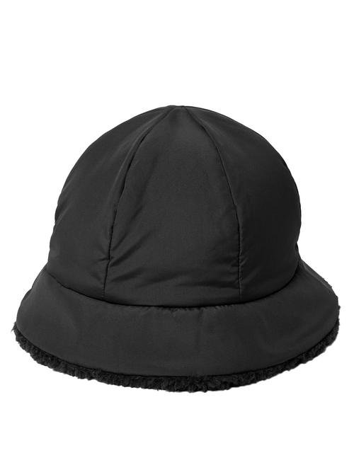 Siyah Suni Kürk Astarlı Bucket Şapka