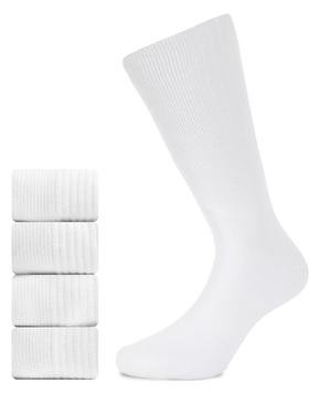 Erkek Beyaz 5'li Cool & Fresh™ Spor Çorabı Seti