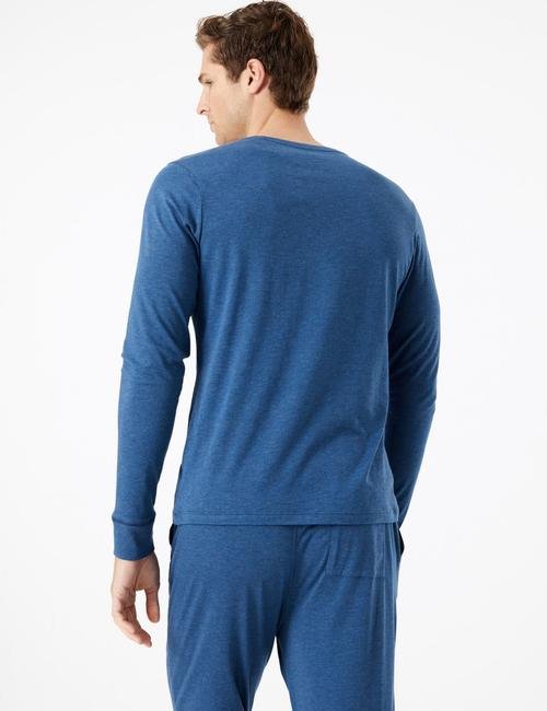 Mavi Flexifit™ Pamuklu Pijama Üstü