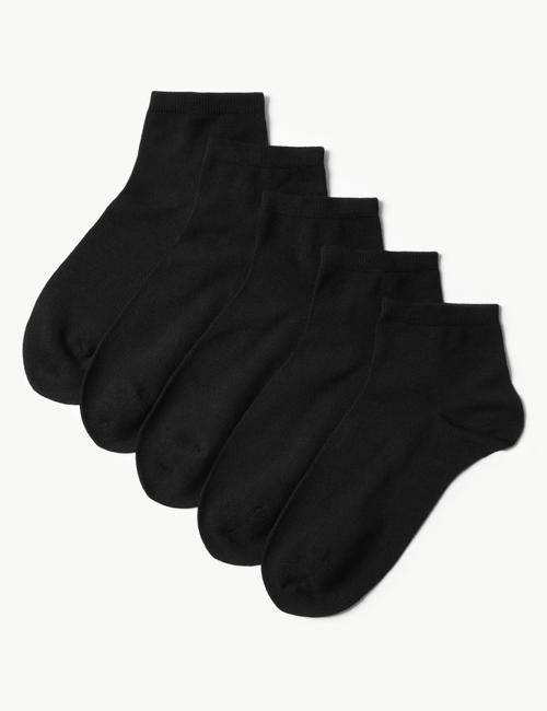 Siyah 5'li Soket Çorap Seti