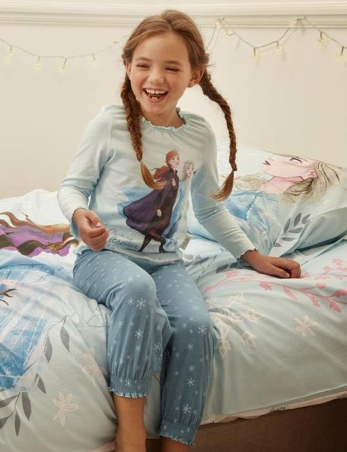 Mavi Disney Frozen™ Pijama Takımı