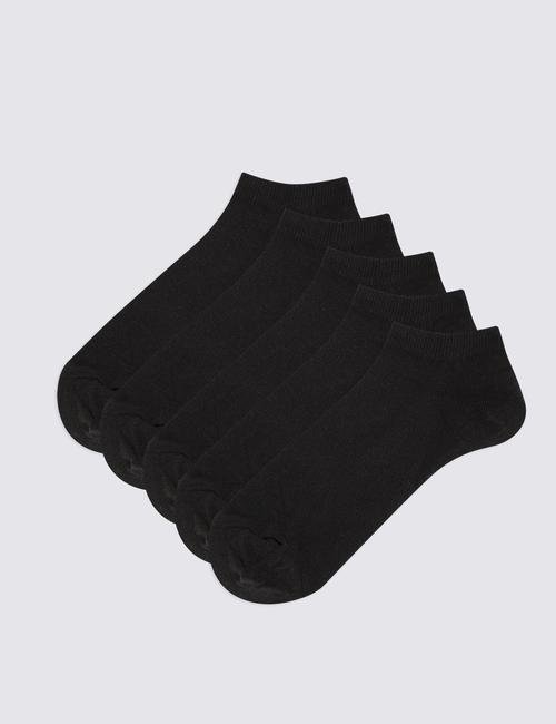 Siyah 5'li Spor Çorabı Seti