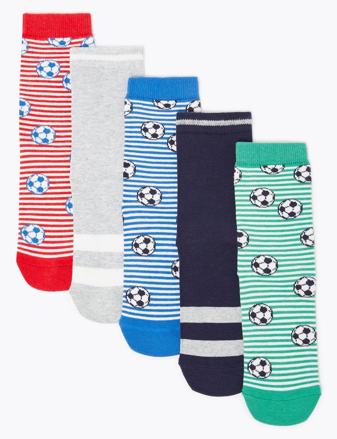 5'li Futbol Temalı Çorap Seti