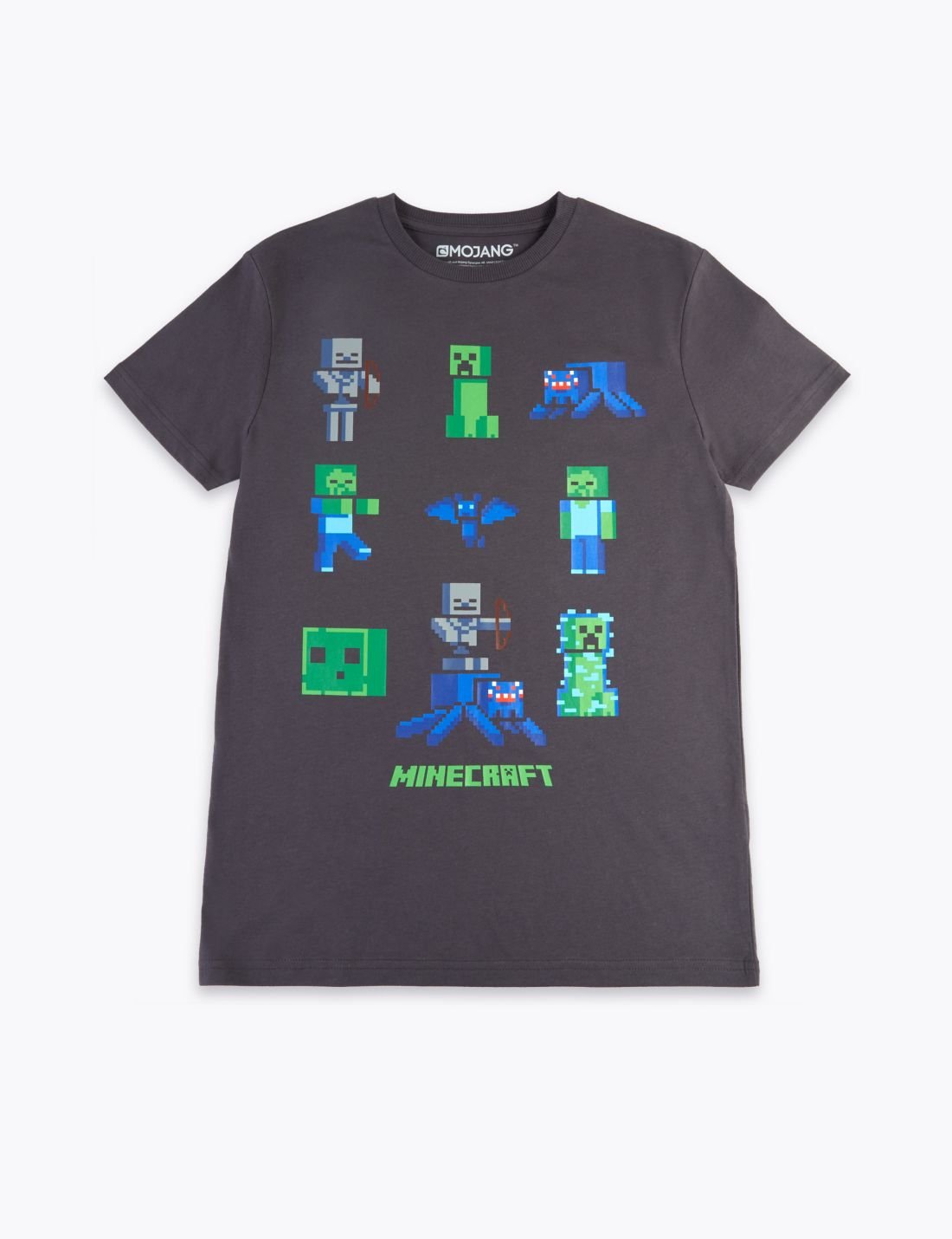 Minecraft™ Desenli Kısa Kollu T-Shirt