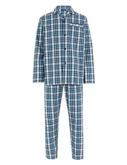 Mavi Ekose Pijama Takımı