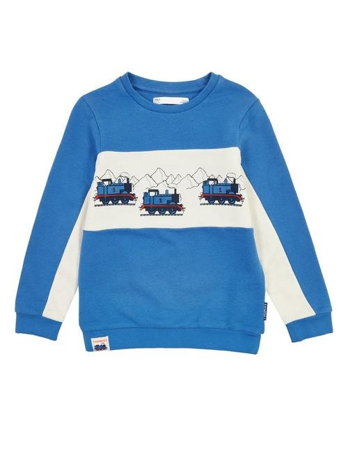 Multi Renk Thomas™ Desenli Sweatshirt