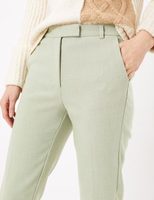 Yeşil Mia Slim Fit Pantolon