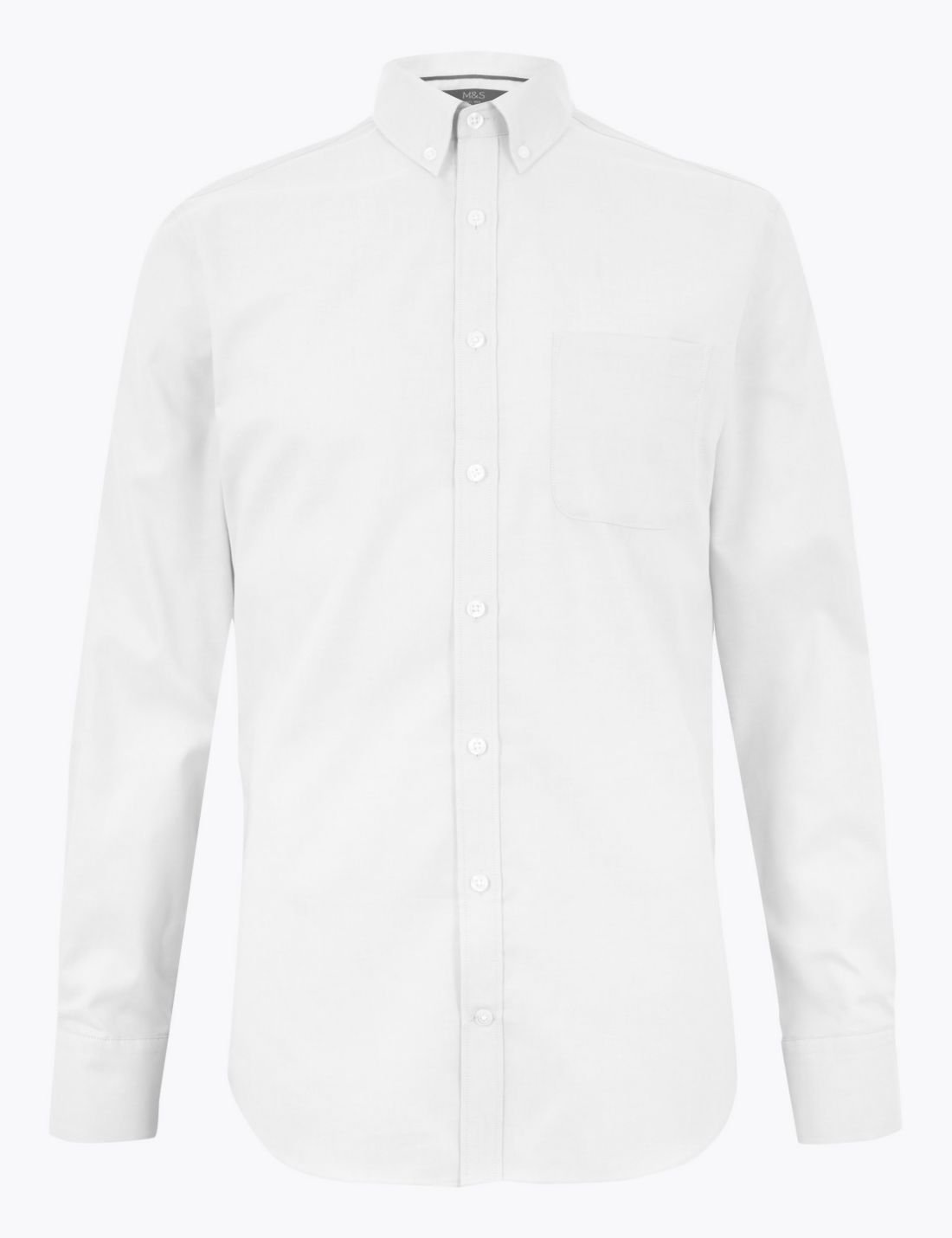 Saf Pamuklu Tailored Fit Oxford Gömlek