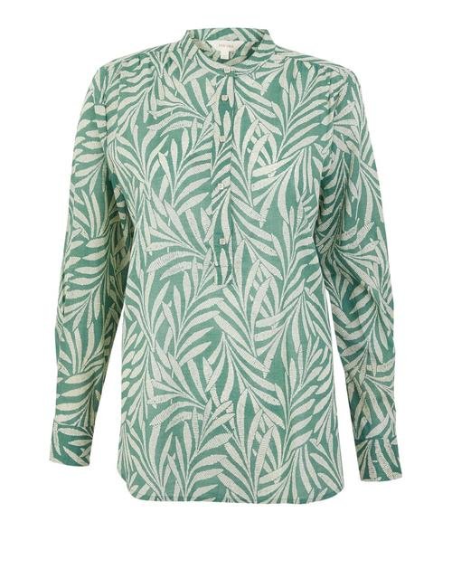 Yeşil Desenli Bluz
