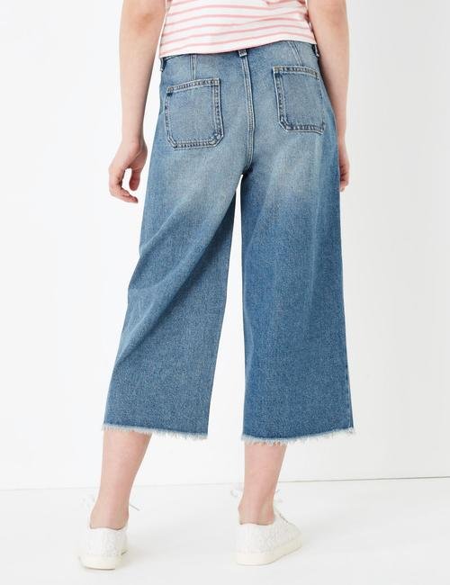 Mavi Wide Legged Crop Jean Pantolon