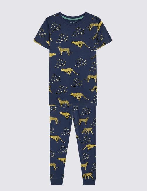 Multi Renk 3'lü Desenli Pijama Seti
