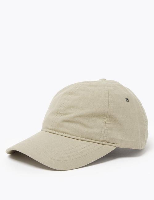 Kahverengi Saf Pamuklu Şapka